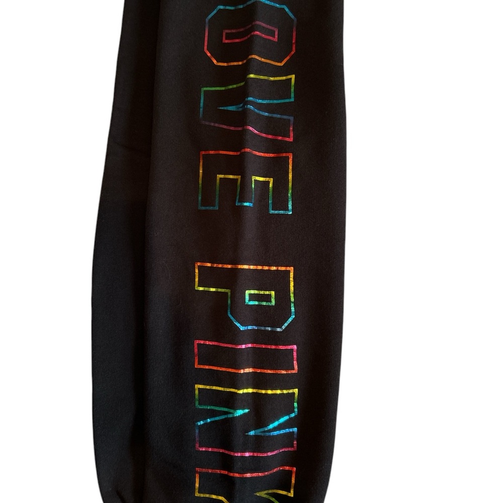 Victoria’s Secret Sweatpants with Colorful 'LOVE PINK' Logo Sz S